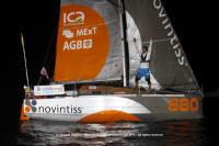 Mini Transat. Julien Pulvé (Novintiss) primero en barcos de serie en Point-à-Pitre