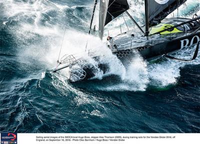  Percance para Alex Thomson. De Broc se retira 