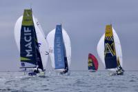 Transat Paprec. Por primera vez desde la salida de la regata, empiezan a formarse diferencias. 