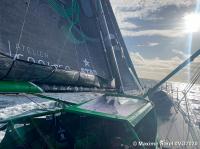 Vendée Globe D1: Golfo de Vizcaya 135 millas al NE del Cabo Finisterre 