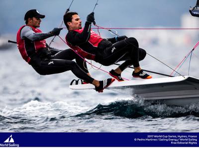 3ª jornada de la World Cup Series Hyères. El 49er y el Nacra español con todas las posibilidades 3ª jornada de la World Cup Series Hyères. El 49er y el Nacra español con todas las posibilidades