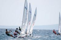 Aina Colom y Albert Torres siguen con su duelo particular en la clase Optimist del 50 Gran Día de la Vela Bufete Frau 