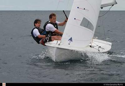 Alfonso Cabezudo y Sara García, nuevos campeones de Asturias de Snipe