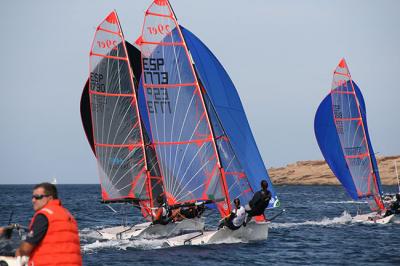 Alicia Fras y María González y Yoel Hernández y Paula Barrio se hacen con la Copa de España 29er