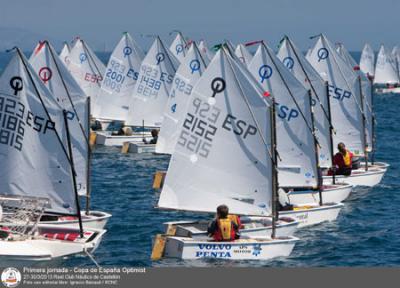 Antonio López, campeón absoluto de la Copa de España de Óptimist del RCN Castellón