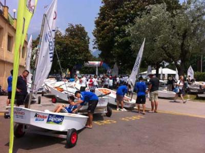 Arranca el Mundial de Optimist en las aguas italianas del Lago di Garda 