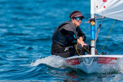 Blanco, Reino y Martínez en puestos de cabeza del europeo de Laser