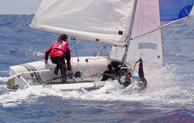 Bonito final de la Regata del Carmen 2012