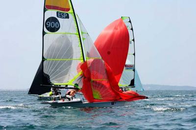 Botín y López nuevos líderes del nacional 49er en Vilagarcia. Campeonato de España 49er 2015 Open – Gran Premio Deputación de Pontevedra