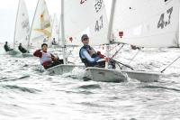 Bruno Ameneiro domina la clase Optimist en el Trofeo Granitos Ibéricos de Canido