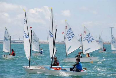 Campeonato de España de vela infantil. 1ª Jornada