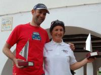 Carlos Echávarri (Std) y Mónica Azón (Rd) ganan el Eurolaser 2012