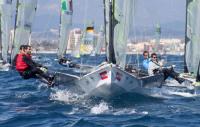 Carlos y Antón Paz en la Medal Race de Hyeres