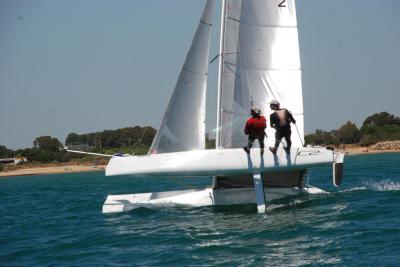 Claus Denk y Jose Luis Marmolejo, campeones Copa de España de Larga Distancia de Catamaranes