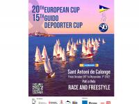 Club de Vela Sant Antoni celebra su 50 aniversario organizando la Copa de Europa de Patín a Vela