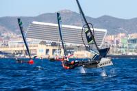 Comienzo del cuarto acto de las Barcelona Foiling Winter Series para la clase Waszp