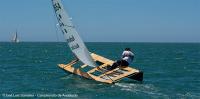 Copa de Andalucía de Patín a Vela. Victoria final para el patrón jerezano Rafael Ruiz en aguas de Chipiona