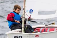 David Santacreu, Lucía Aranaz y Ana Escuder, ganadores del Trofeo Linda en Optimist