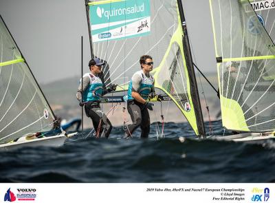 Dominio absoluto de Botín y López-Marra en el europeo de 49er