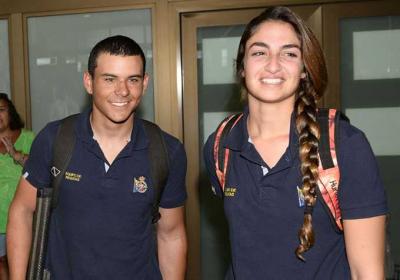 Dos nuevos éxitos mundiales de Martina Reino y Joel Rodríguez, del Equipo de Regatas del Real Club Náutico de Gran Canaria