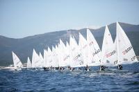 Duelo de titanes en el Campeonato de España ILCA Máster de Portosín