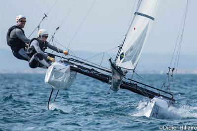 Echávarri y Pacheco mantienen la segunda posición en el mundial de Nacra 17