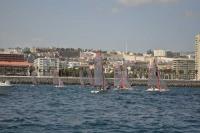 El Campeonato de Canarias de la clase 29er contó con 10 unidades en el agua