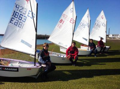 El equipo del Club El Candado, campeón de Andalucía en Optimist  