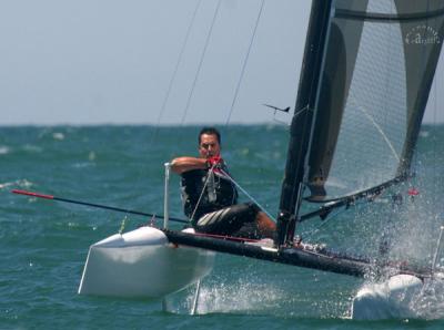 El gaditano Juan Jose Sola y los sevillanos Luis Alvarez y Adriano Patrón, se proclaman campeones de España de Catamarán en Valencia