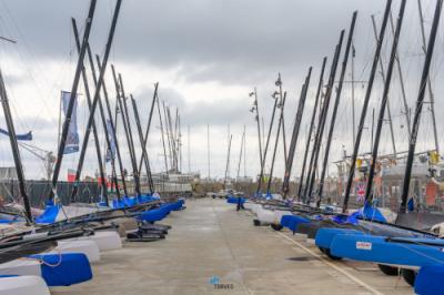 El temporal retrasa el inicio del Mundial de Nacra 15 - Trofeo Internacional Ciudad de Barcelona