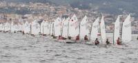 Espectacular inicio del Meeting Internacional Pescanova de Optimist con 350 barcos de toda Europa en competición