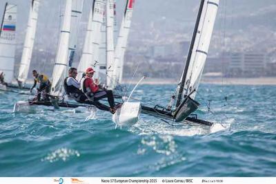 Fernando Echávarri y Tara Pacheco con posibilidades de ir a por el bronce en el Europeo de Nacra