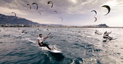 Final de la Copa de España Kite 2012 en Denia