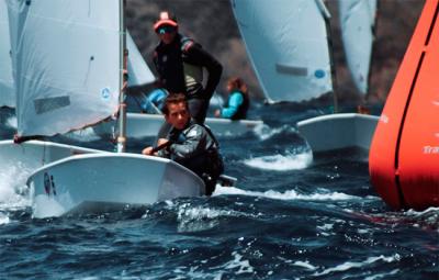  García de la Casa sentencia la 1ª Regata Internacional Las Teresitas de la Clase Optimist 