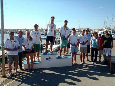 Gran resultado del CN Cambrils en el catalán de Láser radial