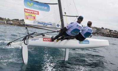 Iker y Tara, en las series finales del Mundial de Nacra