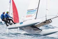 Iker y Tara ya rozan el podio en el europeo de Nacra 17