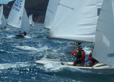 Inicio de la Liga de la Flota de snipe de Cádiz