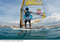 Iván Pastor en la prueba final de la Copa de Europa de Fórmula Windsurf