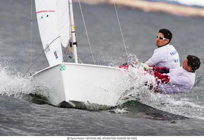 Jaime y Alfonso Leirós se cuelgan el oro de la Copa de España de Vaurien en la Semana del Atlántico Ciudad de Vigo