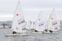 José R. Pardo, Ana Carnero y Carlos Echávarri campeones Gallegos Clase Laser