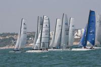 Juan Luis Páez asalta el liderato de la I Liga de Catamarán en la bahía de Cádiz