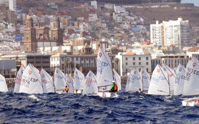 La clase Optimist C afronta su Regata AECIO