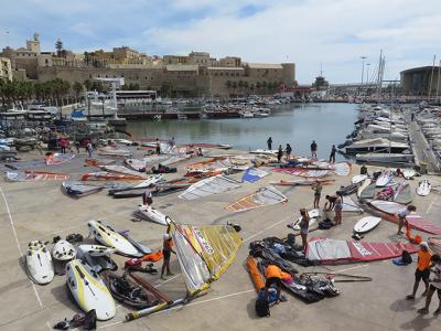 La copa de España rs:x y tecnho 293 reúne a más de cincuenta tablas en la ciudad autónoma de Melilla