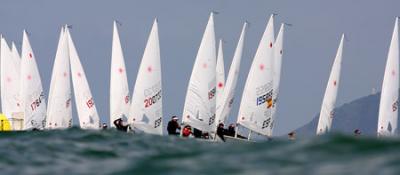 La Copa España Laser Radial comenzó en el Abra