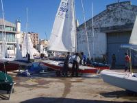 La falta de viento impidió comenzar el trofeo Nordeste para la clase  Snipe santanderina