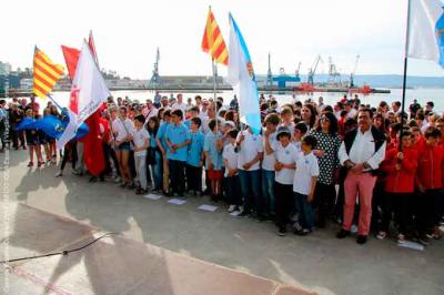 La Ría de Arousa se viste con sus mejores galas para la gran fiesta del optimist