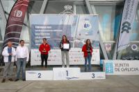 Las tablas españolas volaron sobre la Ría de Arousa en una cita nacional que puso en juego la Copa de España de Techno 293 y de los iQFOiL