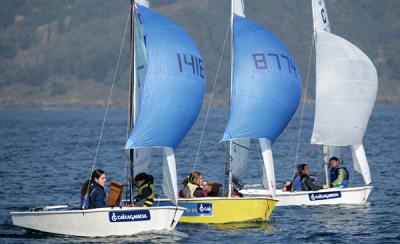 Lois Rogel y Jacobo García primeros líderes de la temporada al comienzo del Trofeo de Cadetede CND Ribeira