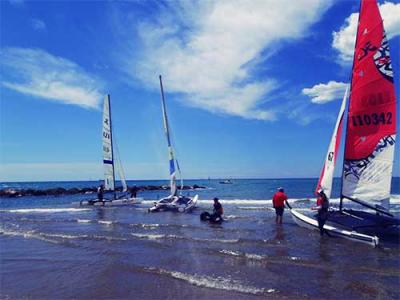 Los catamaranes de Benicassim también participarán en la Regata Costa Azahar